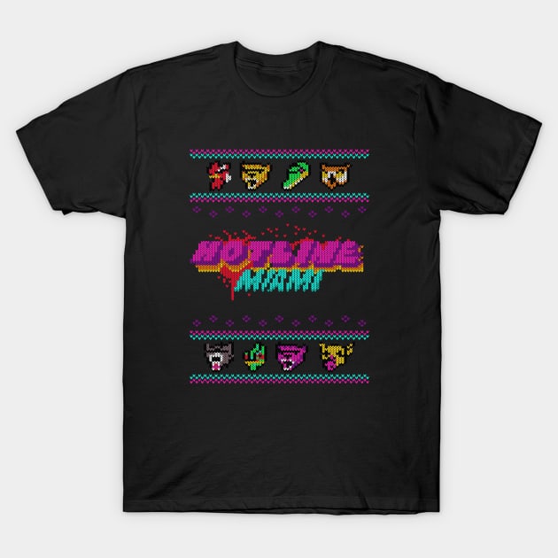 Hotline Christmas T-Shirt by Donnie